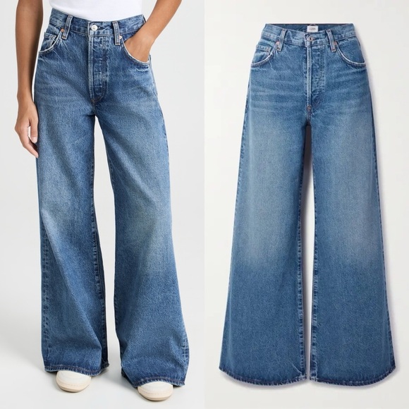 Citizens of Humanity Beverly Slouch Wide Relaxed Baggy Jeans - Picture 1 of 9
